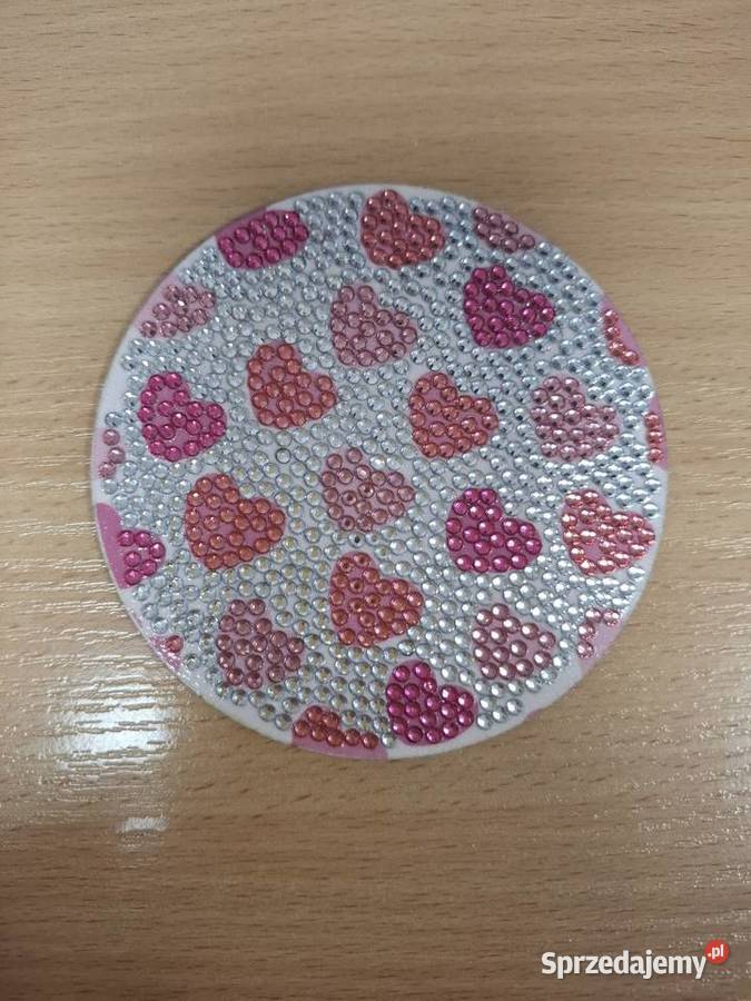 Podstawki pod kubki wyklejane diamencikami Warszawa