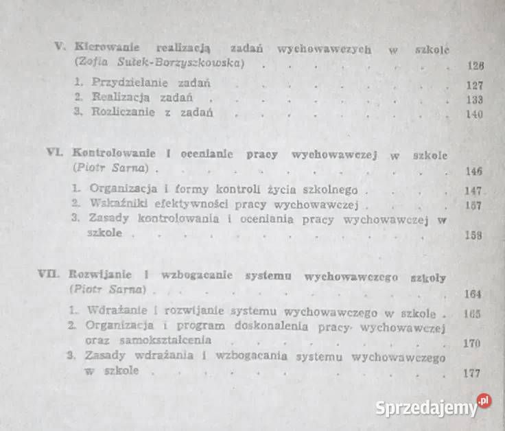 Kierowanie pracą wychowawczą szkoły P Sarna Z Chełm