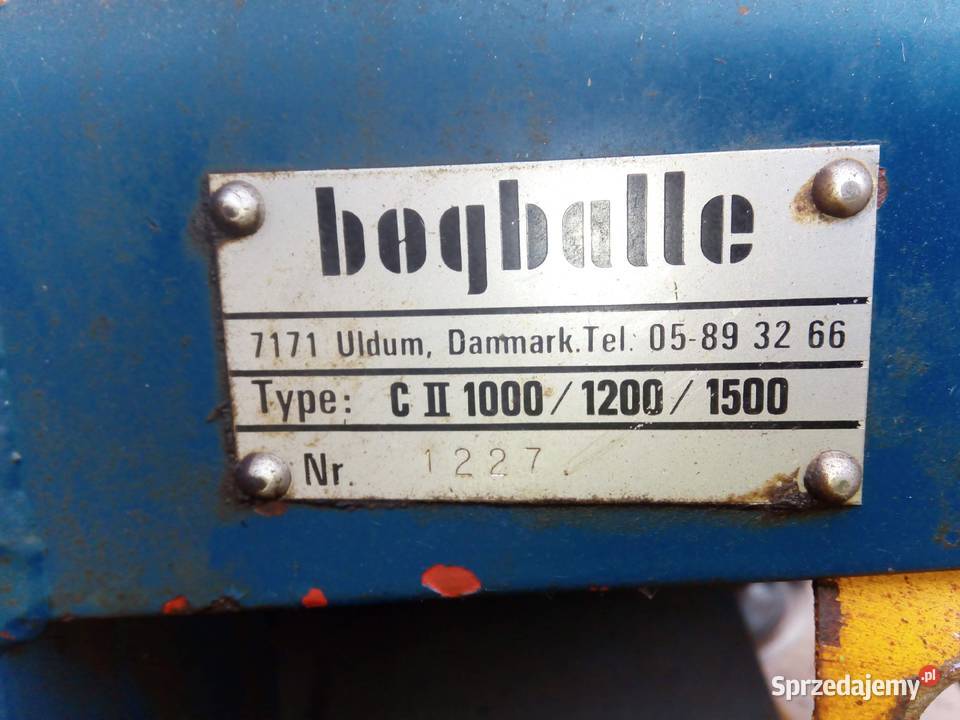 Rozsiewacz nawozu Bogballe 1200l siewka Amazone nieuszkodzony mazowieckie Rostkowo