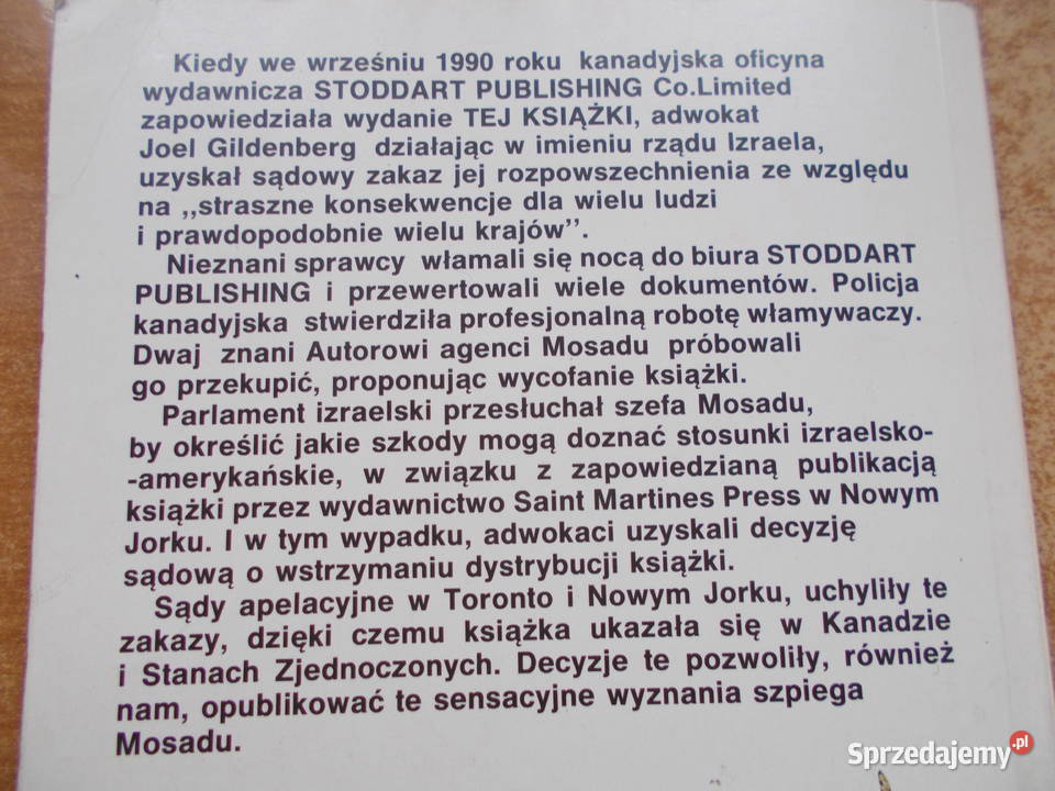 Hoy Ostrovsky Wyznania szpiega Z tajemnic sprzedam
