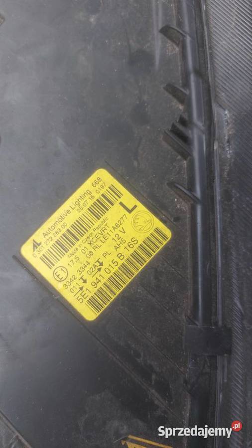 REFLEKTOR LEWY LAMPA PRZÓD XENON EU 5E1941015B Iwanowice sprzedam