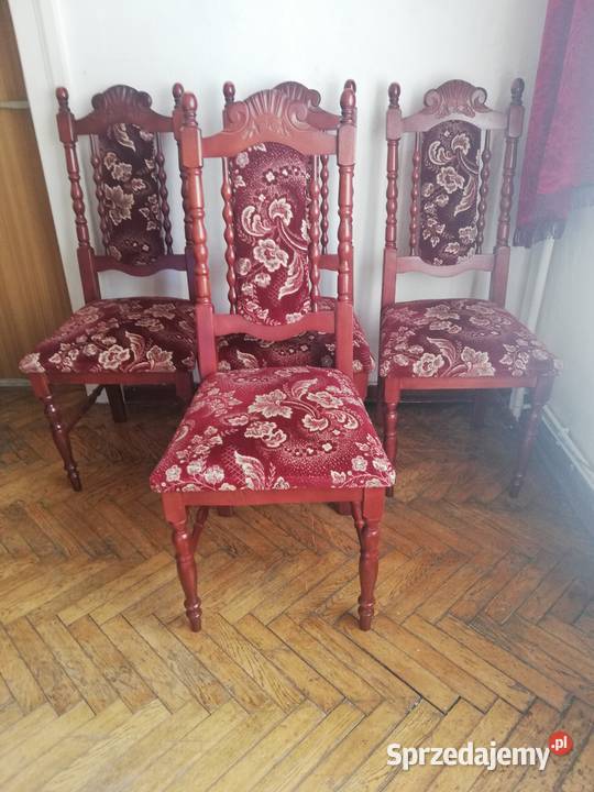 Krzesła do pokoju 4 Możliwy transport Katowice