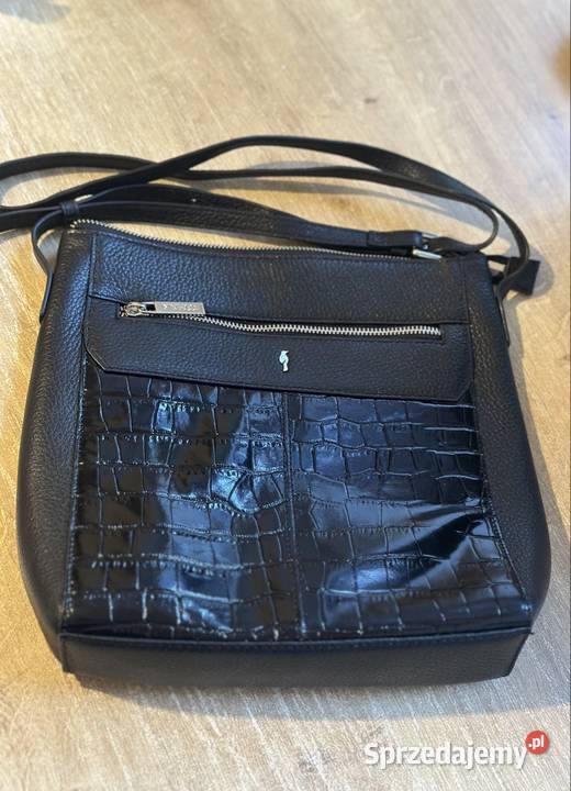 Skórzana torebka damska croco Poznań