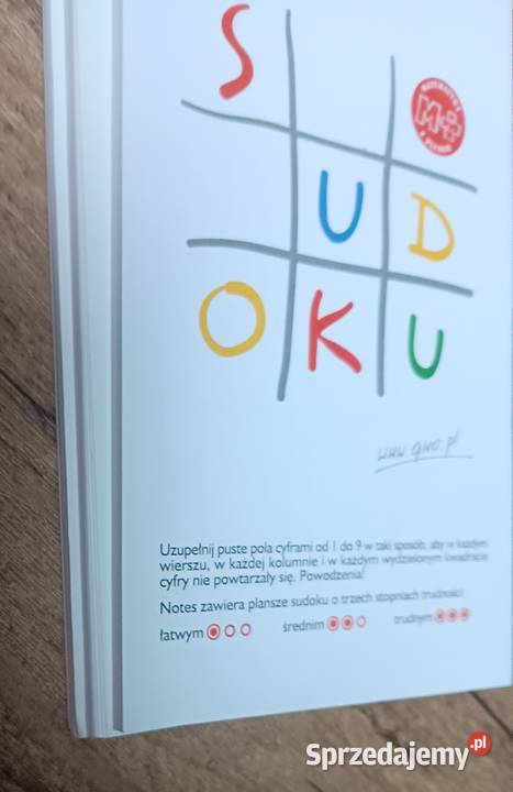 Notes Sudoku GWO 30 kart małopolskie Zbylitowska Góra
