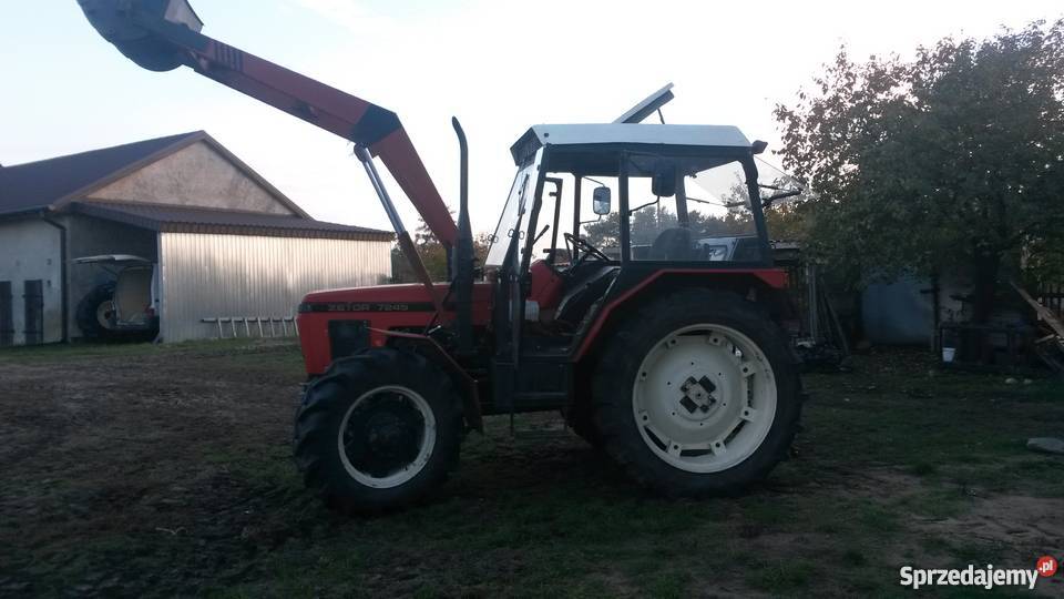 Zetor 7245 z turem osobno wielkopolskie Młynik