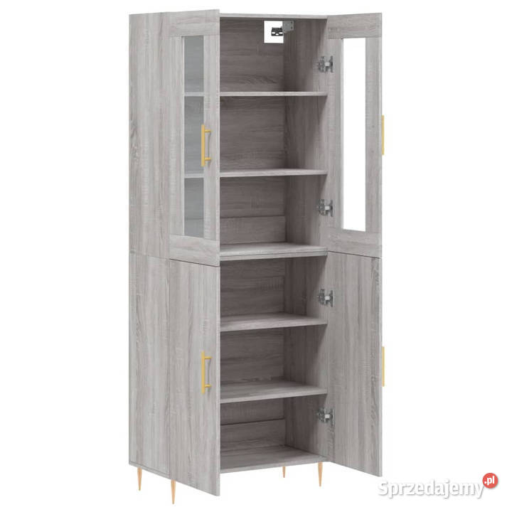 Witrynka szary dąb sonoma 695x34x180 materiał Warszawa sprzedam