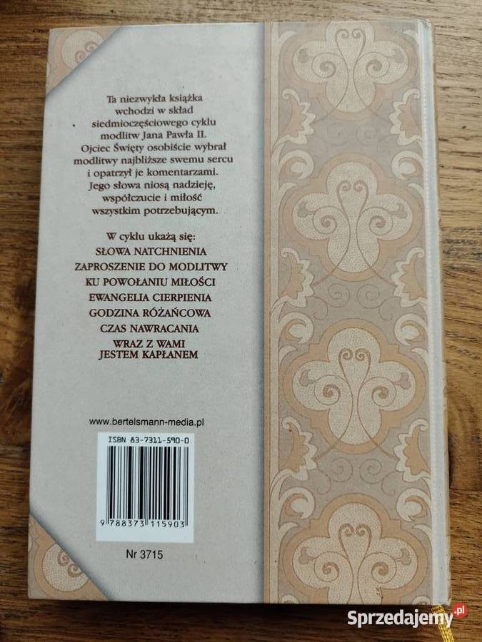 Jan Paweł II Moje ulubione modlitwy małopolskie sprzedam
