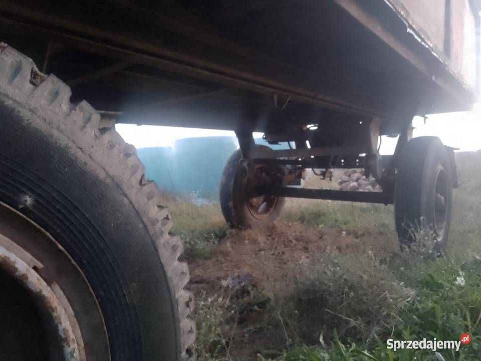 Przyczepa rolnicza THK 5 HW na podwójnych Złotnik