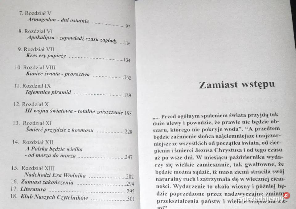 Księga zagłady Przepowiednie na koniec świata R Pozostałe Chełm