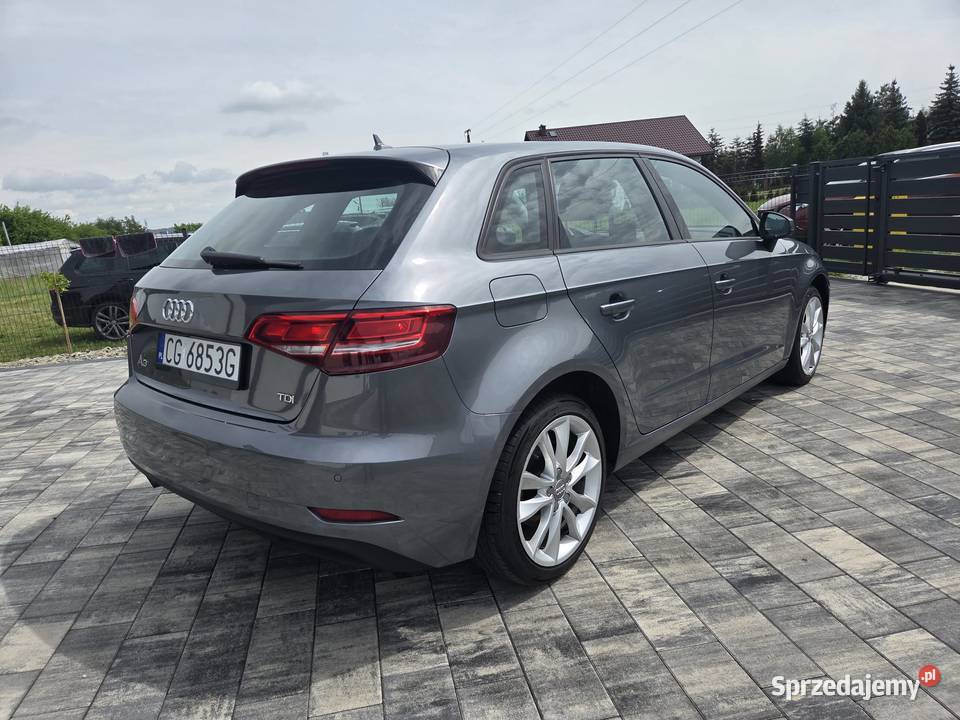 Audi A3 Lift 20 Diesel Ledy Bi Xenon elektryczne lusterka Samochody osobowe Grudziądz