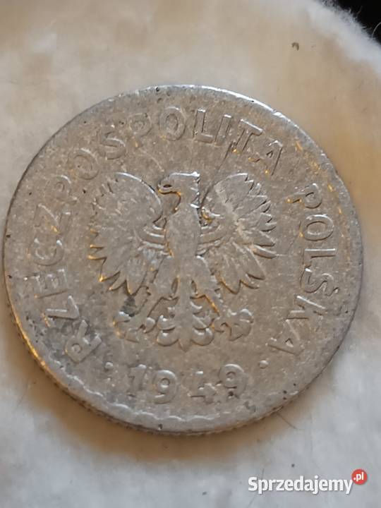 Sprzedam monete 1 zloty 1949 r Numizmatyka Chełm
