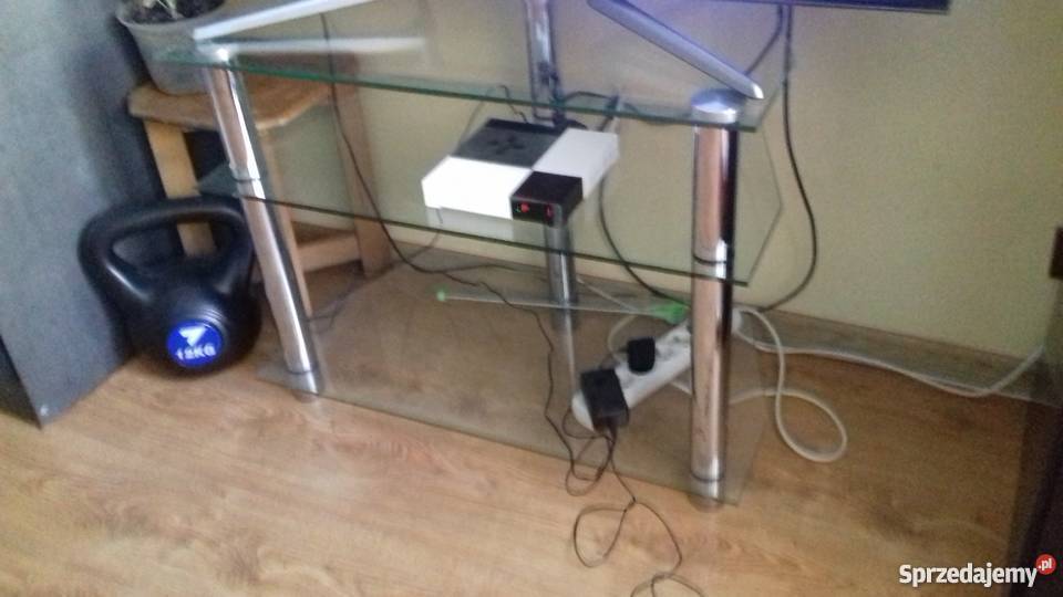 Stolik szklany pod telewizor 61cm Iława