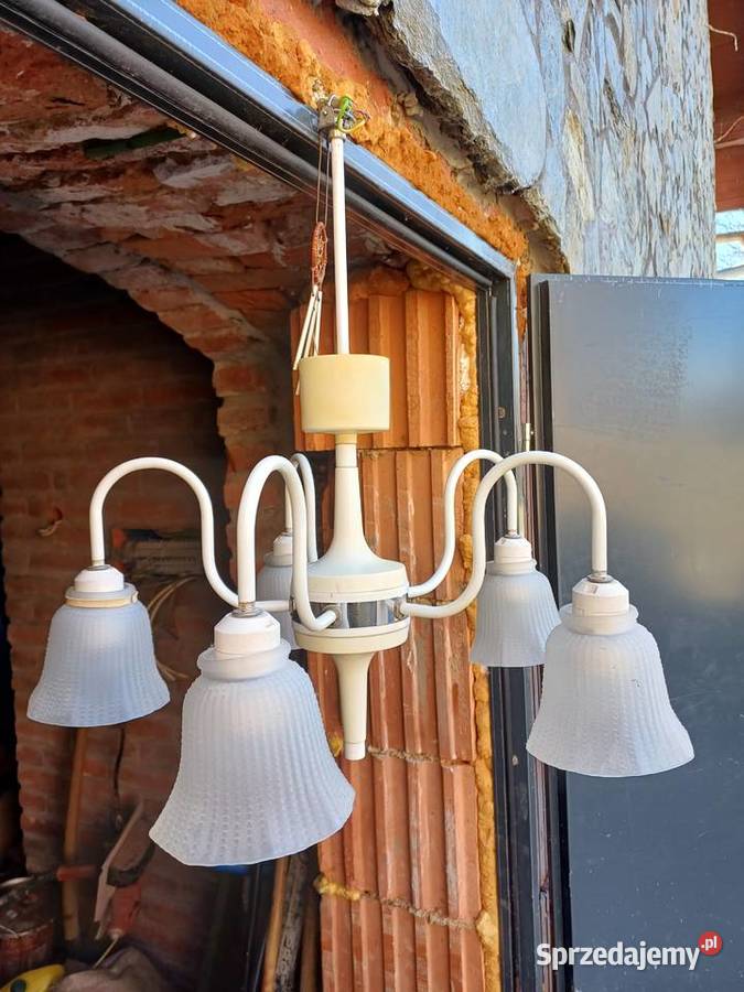Retro lampa wisząca z 70 tych lat firmy sprzedam