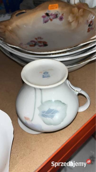 Mlecznik KPM Przebiśniegi dekor Wiinblada Gdańsk