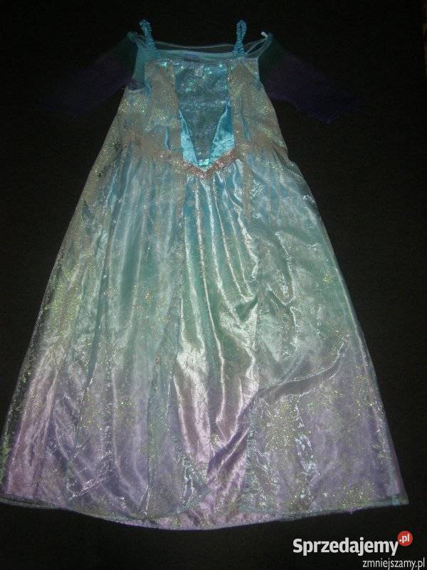 Strój kostium przebranie ELSA KRAINA LODU FROZEN Sukienki i spódniczki Siedlce