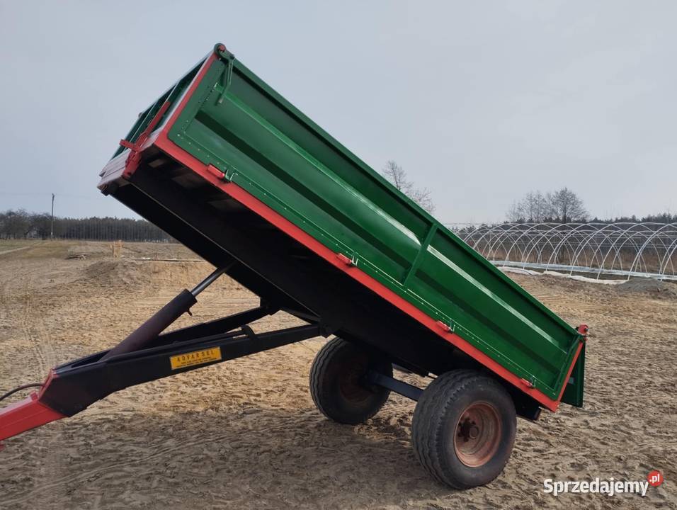 Przyczepa jednoosiowa z kiprem Rzeszów