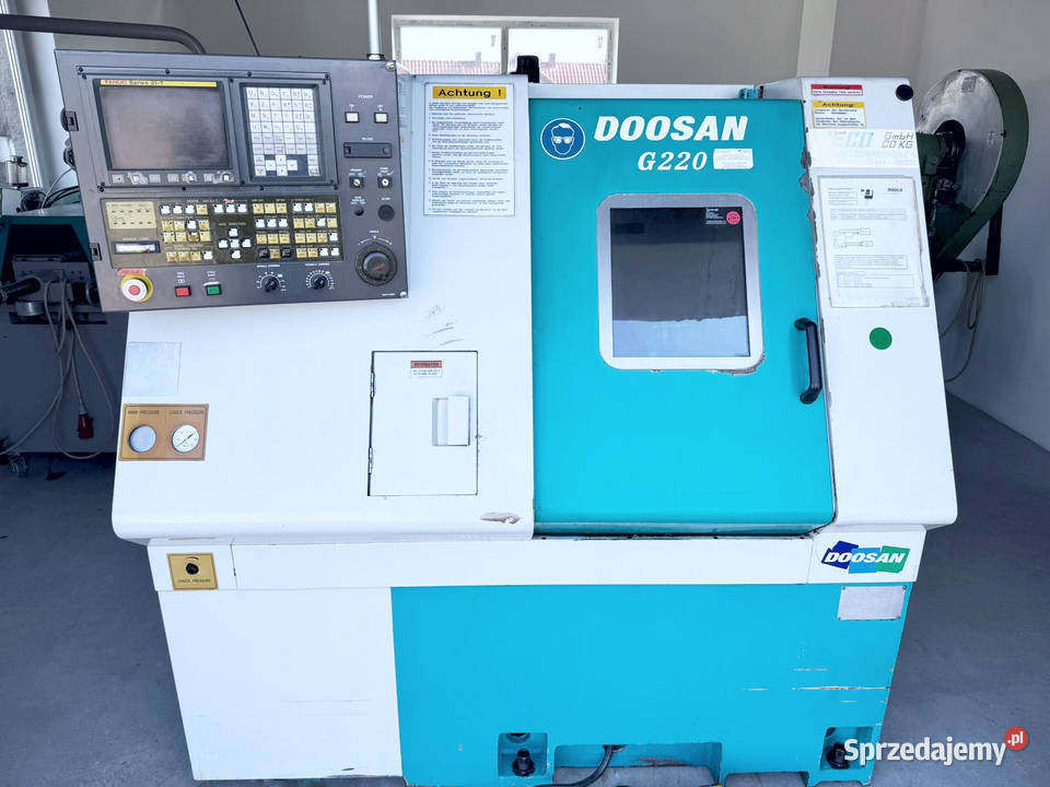 Tokarka CNC DOOSAN G 220 FANUC z Niemiec lubuskie