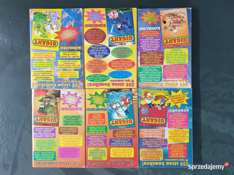 Komiks Gigant rocznik 1997 komplet Gdynia
