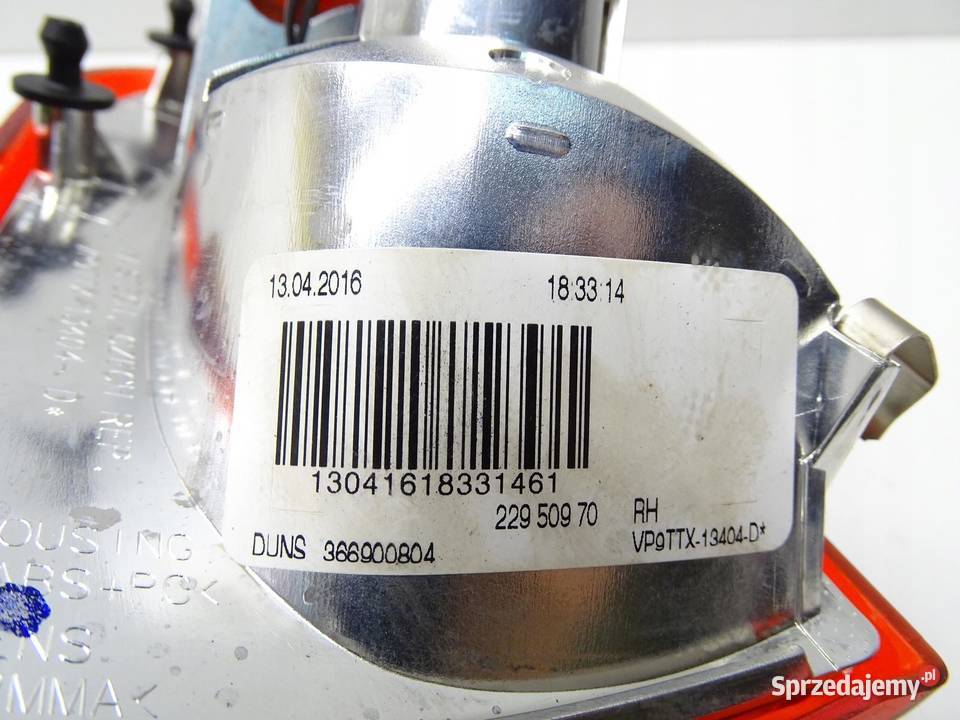 LAMPA PRAWA PRAWY TYŁ TYLNA BAGAŻNIKA OPEL