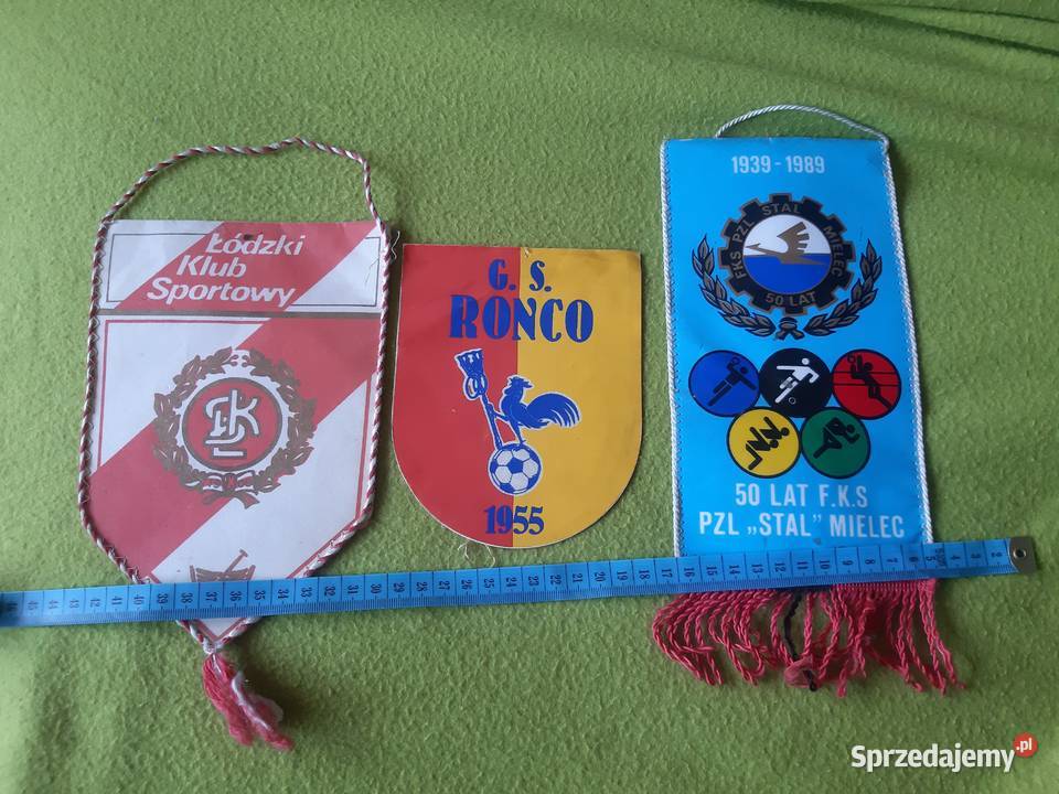 Proporce sportowe klub ŁKSPZL STAL MIELEC GKS Podkowa Leśna sprzedam