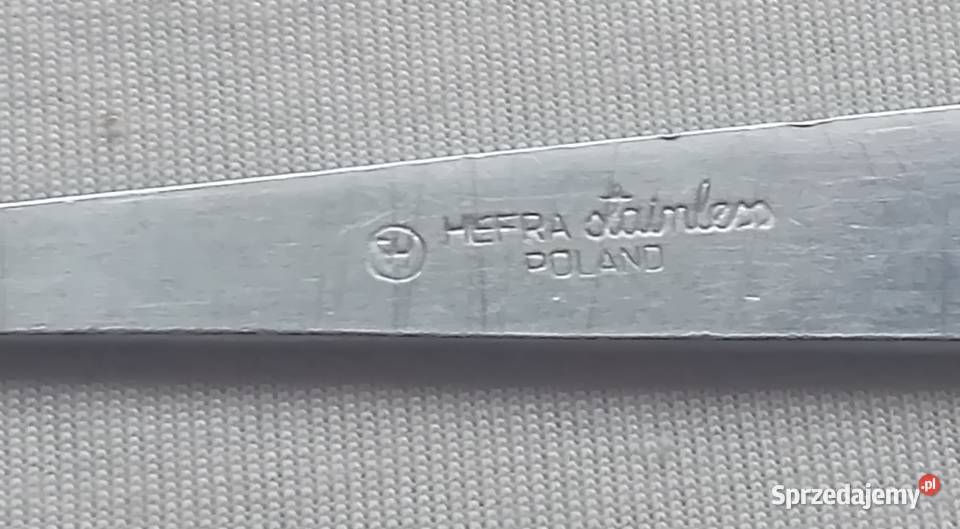 Widelec ze stali nierdzewnej Hefra z napisem wielkopolskie