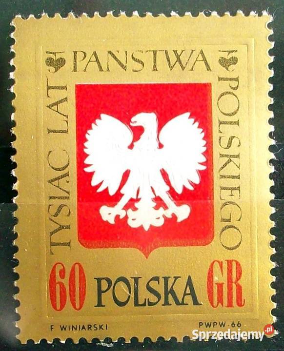 Znaczki polskie 1966 Fi 1541 makulatura Mk1 Leźnica Wielka