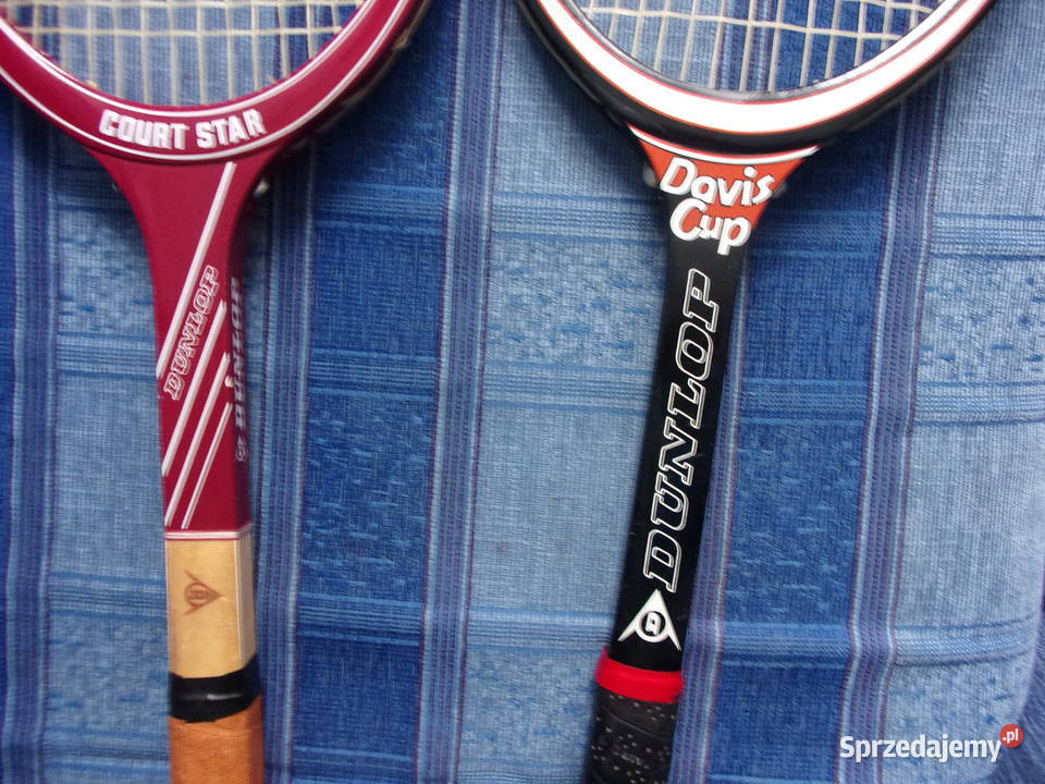 Drewniana rakieta tenisowa DUNLOP 2 modele Super