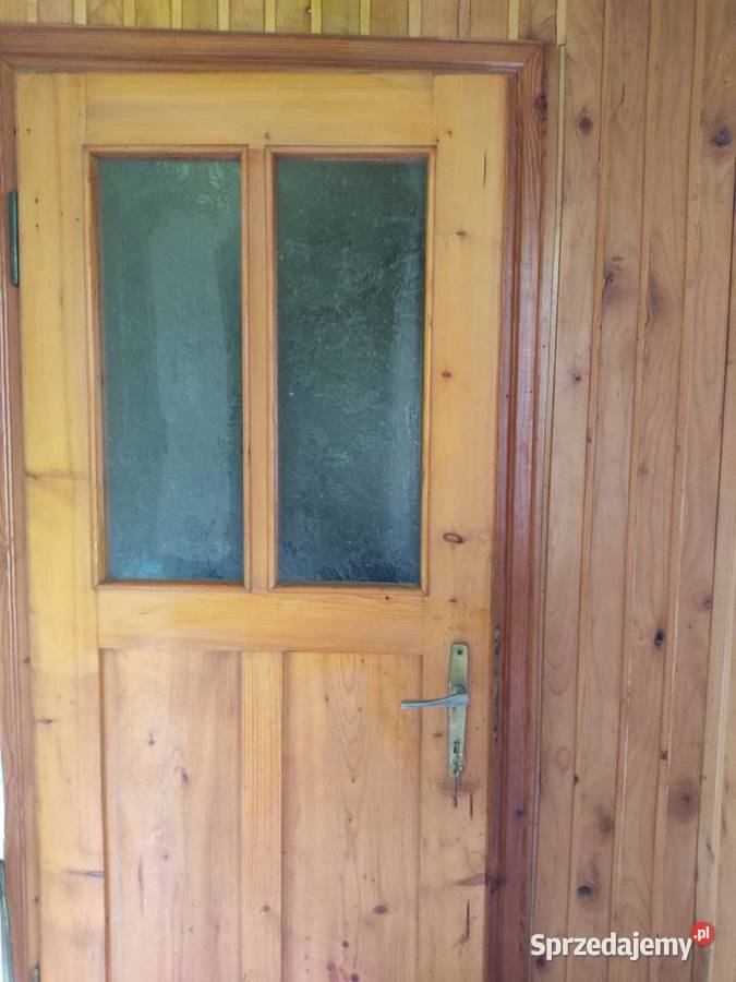 dom drewniany omszony Huta Poręby