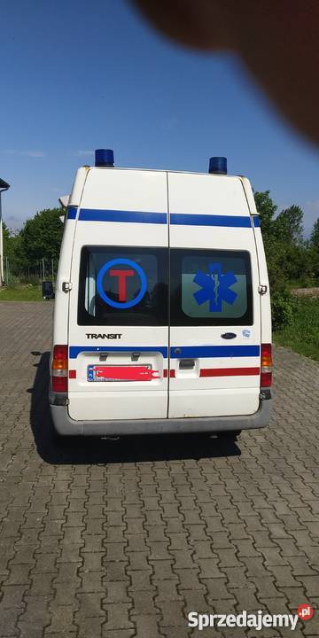 Ambulans karetka Ford Transit 20 tddi nosze manualna Biskupiec-Kolonia Druga