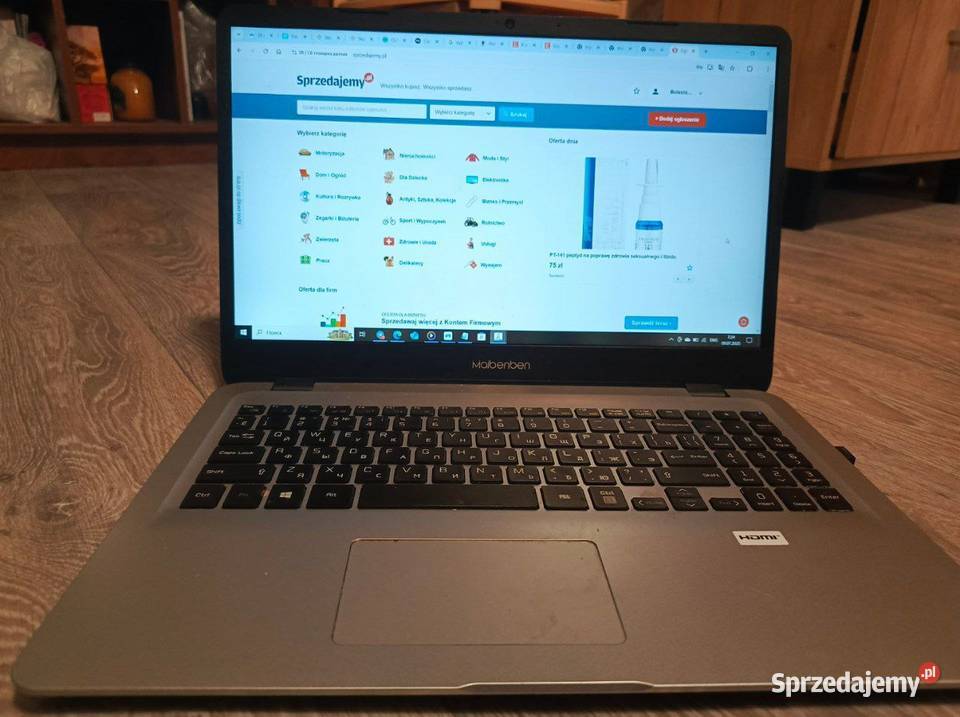 nowy wydajny laptop do gier maibenben Łódź sprzedam