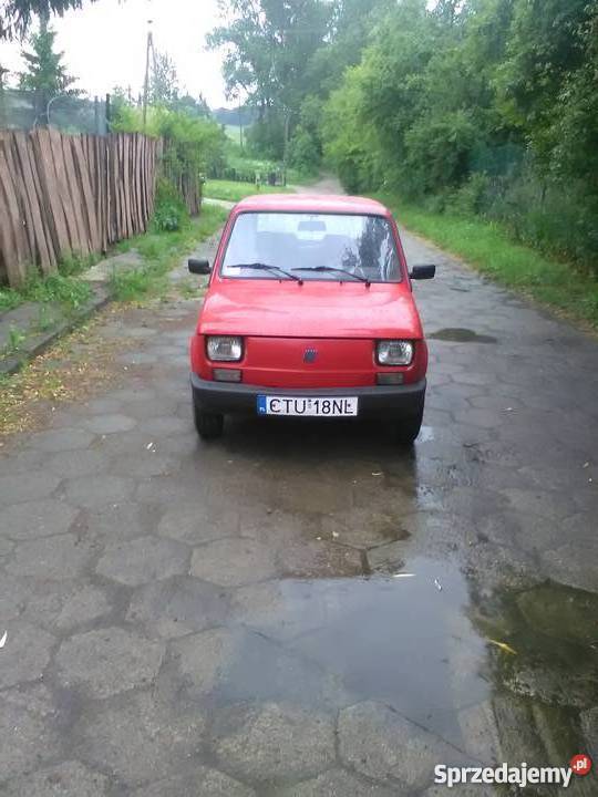 fiat 126p maluch kubelkowe fotele skórzane Bytów