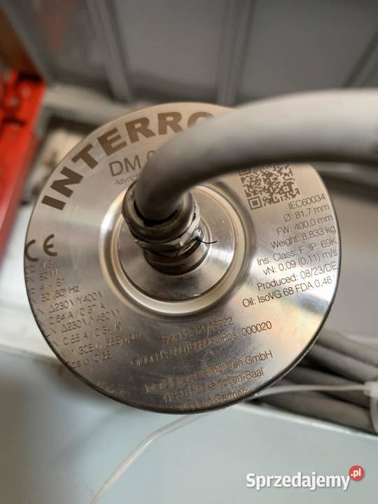 Interroll DM 0080 Drum Motor 80W M34 817 mm x mazowieckie