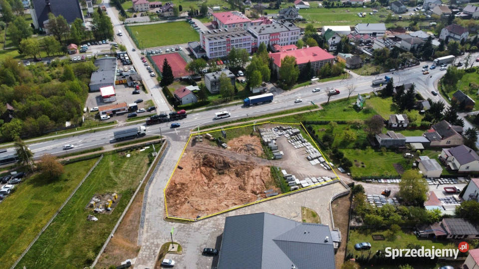Grunt 3500m2 Miedziana Góra Kielecka asfalt sprzedam