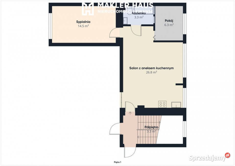 3pokojowe mieszkanie parter Augustów