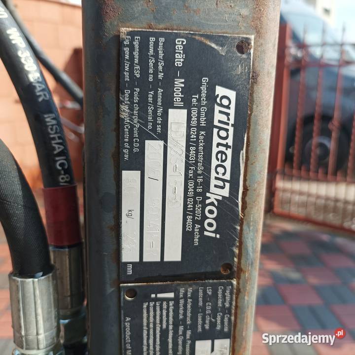 Widły hydrauliczne do wózka widłowego Produkcja Nowy Tomyśl
