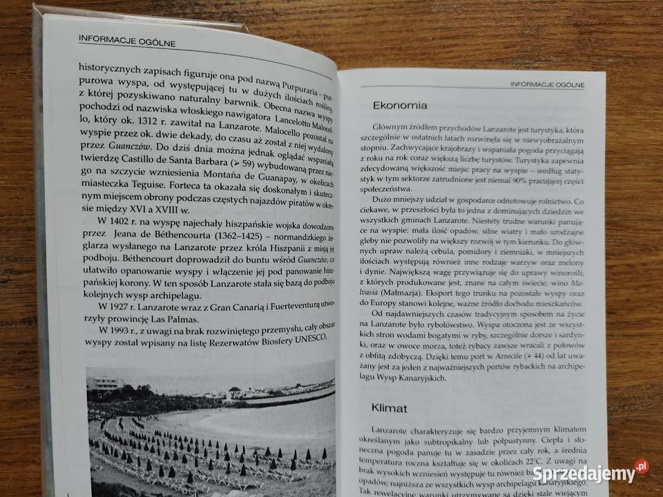 Lanzarote przewodnik turystyczny Kraków sprzedam