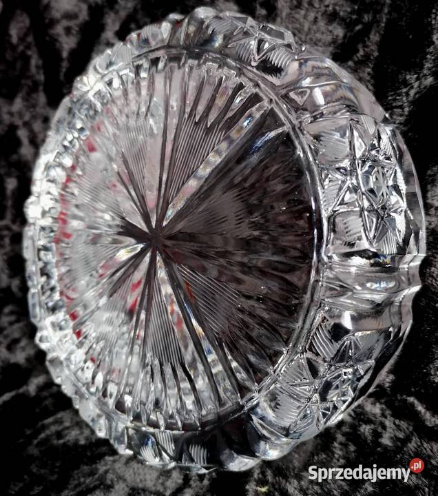 Kryształowa popielniczka z Zawiercia Stan Sosnowiec