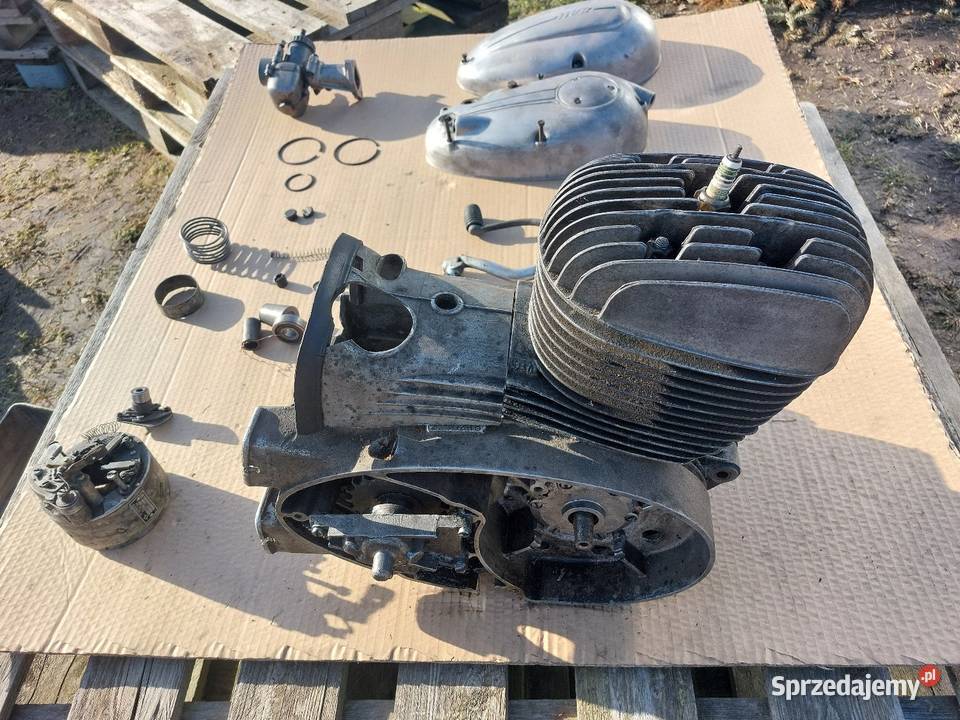 KOMPLETNY Silnik MZ ES 250 JASKÓŁKA Leszno