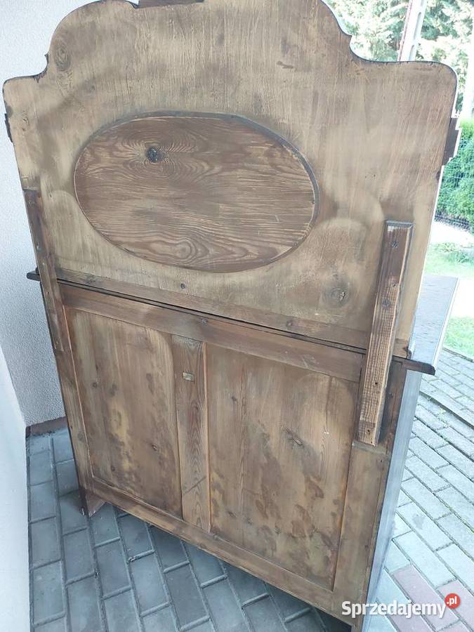 Stary secesyjny pomocnik kredens komoda lustro Tczew