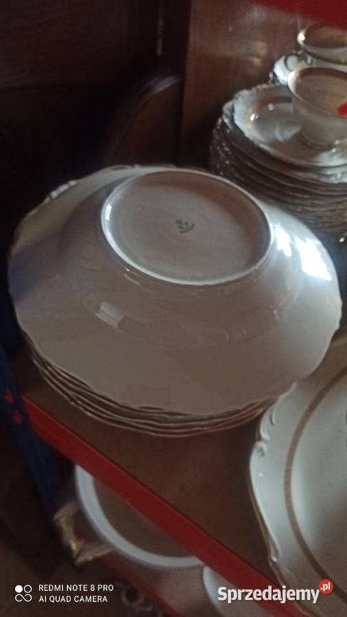 Talerz do zupy KP Karskrona Szwecja Porcelana w Gdańsk