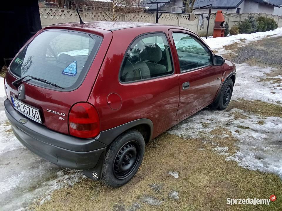 Sprzedam opla corsę 10 benzyna manualna śląskie Rększowice
