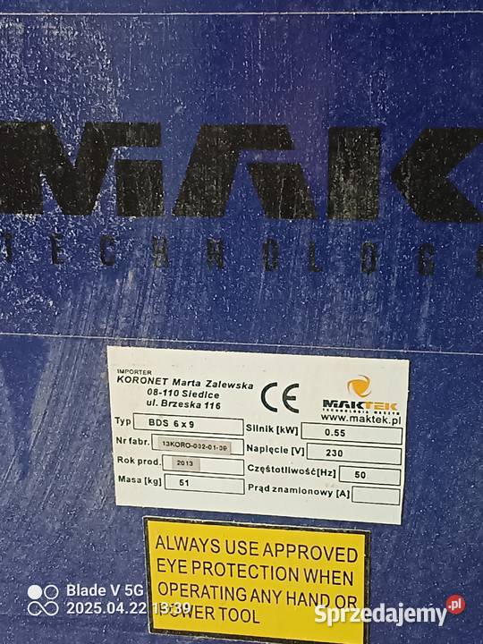 okleiniarka do mebli szlifierka i wałek