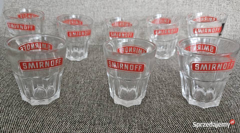 Kieliszki smirnoff 8 sztuk Kraków