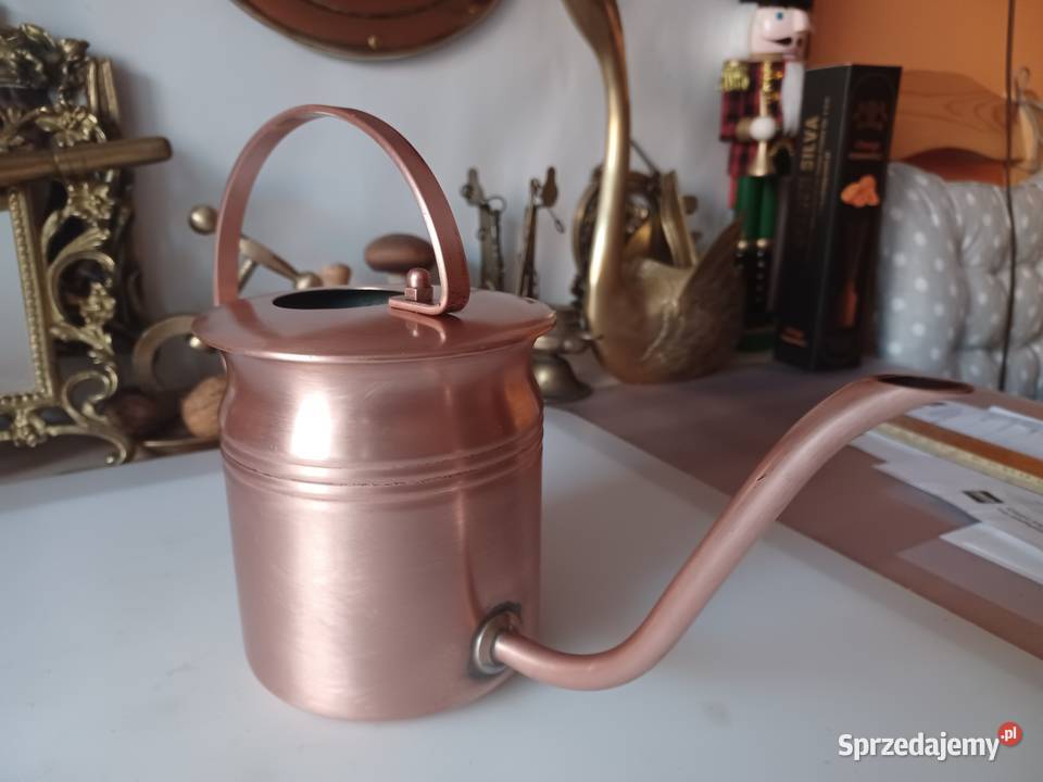 Piękna duża konewka miedziana Pozostałe Poznań