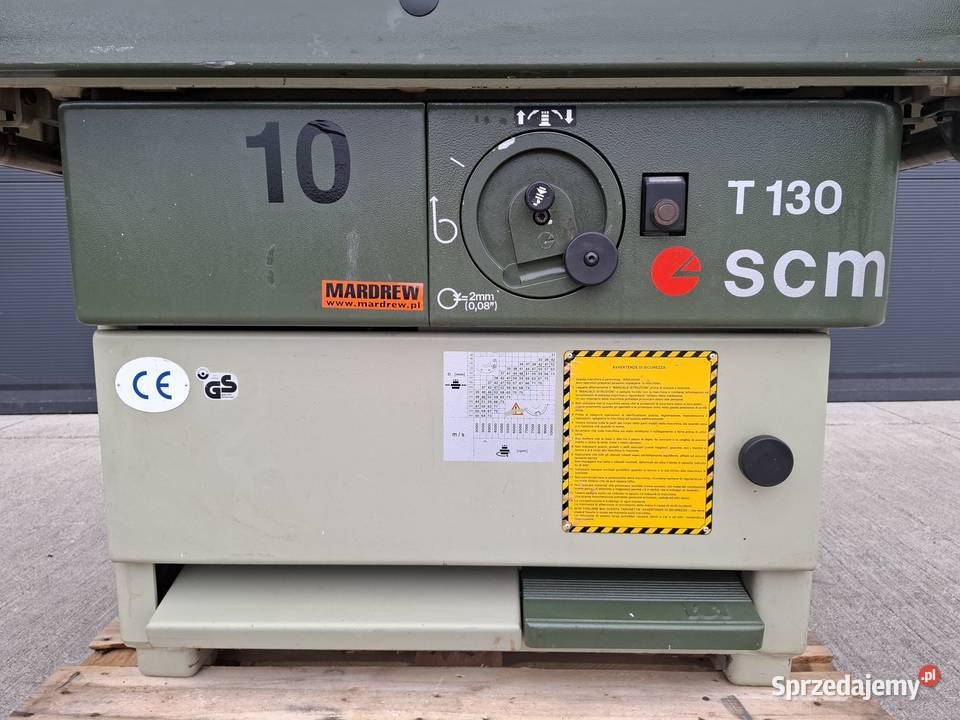 Frezarka dolnowrzecionowa SCM T130 N z posuwem Naprawa