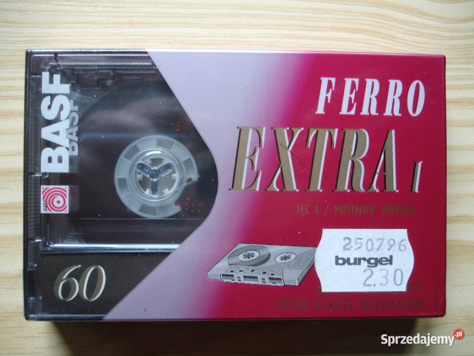 Kaseta magnetofonowa BASF Ferro 60 nowa Zielona Góra sprzedam