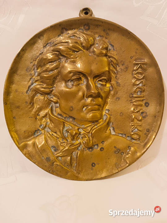 Tadeusz Kościuszko plakieta brąz małopolskie Kraków