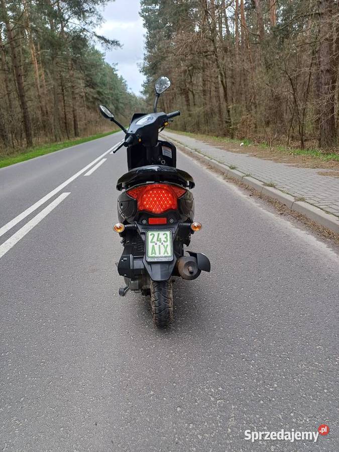 Skuter HYOSUNG 50 sprowadzony z Niemiec benzyna lubelskie Biała Podlaska