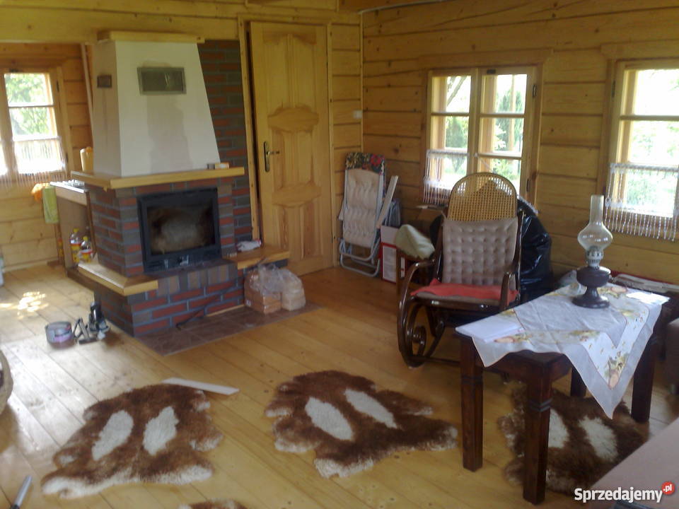 Domek letniskowy z bala na ogródach działkowych wielkopolskie Kobyla Góra