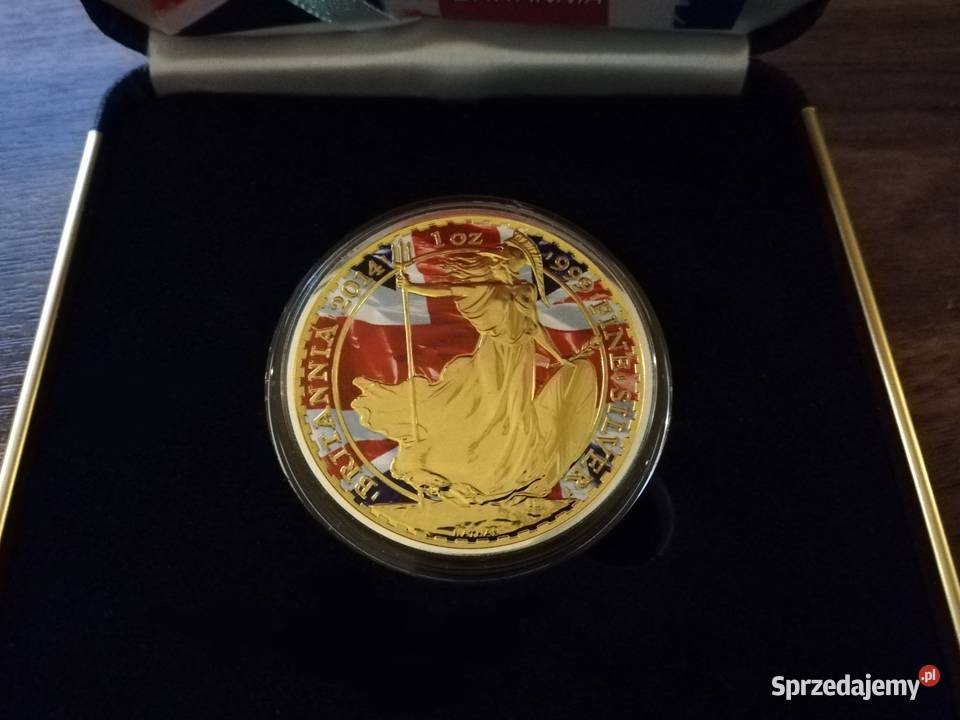 Moneta Brytania PATRIOTIC FLAG Flaga UK 2014 1 Opole